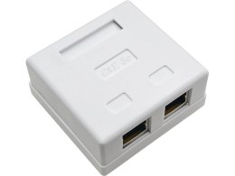 Gniazdo natynkowe STP kat.5e 2xRJ45 ALANTEC