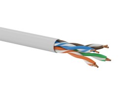 Kabel U/UTP kat.5e, sieciowy, skrętka, PVC, Eca 4PR, 1Gb/s, gwarancja 10 lat, szary, 305m - Q-LANTEC