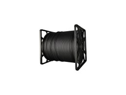 Kabel światłowodowy OS2 abonencki FTTx okrągły SM 2J 9/125 G657A LSOH czarny, całkowicie dielektryczny, 1000m ALANTEC