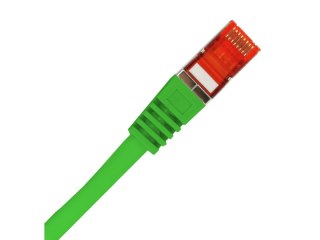 Patch-cord S/FTP kat.6A LSOH 1.0m zielony ALANTEC