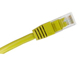 Patch-cord U/UTP kat.6 PVC 2.0m żółty ALANTEC