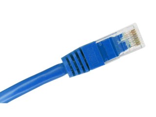 Patch-cord U/UTP kat.6 PVC 3.0m niebieski ALANTEC