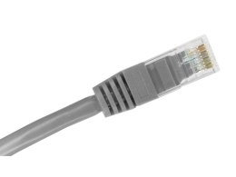 Patch-cord U/UTP kat.6A LSOH 0.25m szary ALANTEC