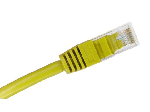 Patch-cord U/UTP kat.6A LSOH 1.0m żółty ALANTEC Patch-cord U/UTP kat.6A LSOH 1.0m żółty ALANTEC