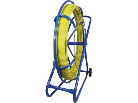Pilot do przeciągania kabli z włókna szklanego FRP Ø10mm, 250m z kółkami Q-LANTEC Pilot do przeciągania kabli z włókna szklanego FRP Ø10mm, 250m z kółkami Q-LANTEC
