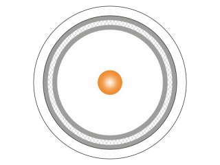 Przewód koncentryczny trishield RG6 75 Om, 1.02/4.55/6.86 LSOH Dca 500m ALANTEC