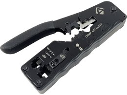 Zaciskarka 8P/6P/4P (RJ45/RJ12/RJ11) do wtyków przelotowych typu EZ oraz na gruby drut ALANTEC