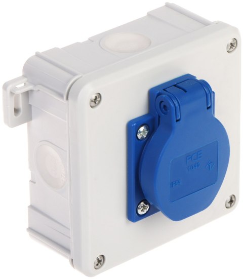 GNIAZDO POJEDYNCZE Z PUSZKĄ ODGAŁĘŹNĄ 2K/98X98/GN-230/EPN 250 V AC 16 A IP54 Elektro-Plast GNIAZDO POJEDYNCZE Z PUSZKĄ ODGAŁĘŹNĄ 2K/98X98/GN-230/EPN 250 V AC 16 A IP54 Elektro-Plast