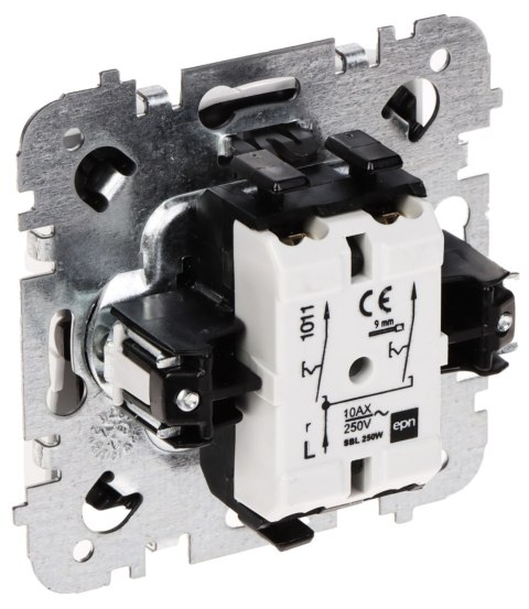 ŁĄCZNIK ŚWIECZNIKOWY PODWÓJNY SANTRA/4111-10/EPN 250 V 10 A Elektro-Plast ŁĄCZNIK ŚWIECZNIKOWY PODWÓJNY SANTRA/4111-10/EPN 250 V 10 A Elektro-Plast