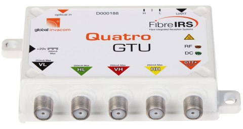 SATELITARNY ODBIORNIK OPTYCZNY GI-FIBRE-IRS-GTU/MKIII QUATRO SATELITARNY ODBIORNIK OPTYCZNY GI-FIBRE-IRS-GTU/MKIII QUATRO
