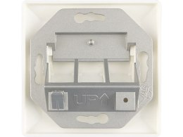 Adapter podtynkowy 3xRJ45 z klapkami przeciwkurzowymi ALANTEC