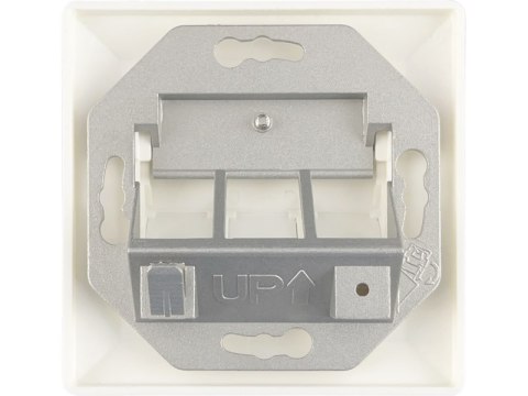 Adapter podtynkowy 3xRJ45 z klapkami przeciwkurzowymi ALANTEC