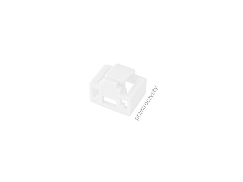Blokada gniazda RJ45 przed nieautoryzowanym wpięciem, kolor przezroczysty (opakowanie 24 szt. + klucz) ALANTEC Blokada gniazda RJ45 przed nieautoryzowanym wpięciem, kolor przezroczysty (opakowanie 24 szt. + klucz) ALANTEC
