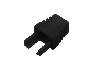 Osłonka wew. wtyku RJ45 czarna ALANTEC