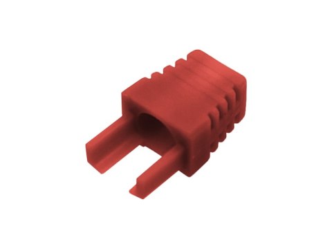 Osłonka wew. wtyku RJ45 czerwona ALANTEC