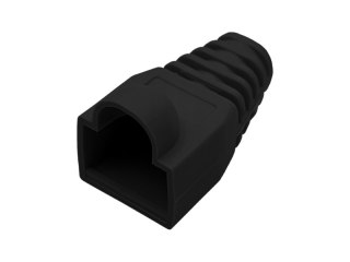 Osłonka wtyku RJ45 czarna ALANTEC