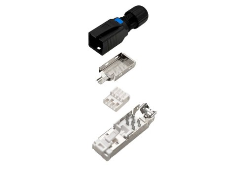 Wtyk RJ45 STP kat.6A 10G POE+, MPTL, beznarzędziowy na "gruby" drut 22-24 AWG ALANTEC