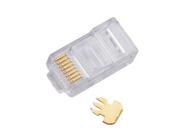 Wtyk RJ45 UTP kat.5e STANDARD (drut+linka) (op.100 szt) ALANTEC