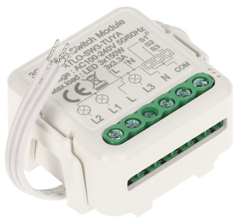 POTRÓJNY INTELIGENTNY STEROWNIK OŚWIETLENIA LED ATLO-SW3-TUYA Wi-Fi, Tuya Smart POTRÓJNY INTELIGENTNY STEROWNIK OŚWIETLENIA LED ATLO-SW3-TUYA Wi-Fi, Tuya Smart