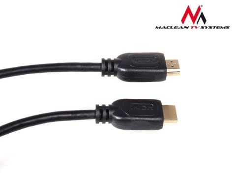 MCTV-636 Przewód HDMI-HDMI v1.4 2 m A-A polybag Maclean MCTV-636 Przewód HDMI-HDMI v1.4 2 m A-A polybag Maclean