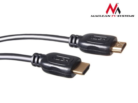 MCTV-636 Przewód HDMI-HDMI v1.4 2 m A-A polybag Maclean MCTV-636 Przewód HDMI-HDMI v1.4 2 m A-A polybag Maclean