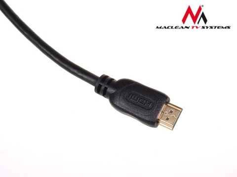 MCTV-636 Przewód HDMI-HDMI v1.4 2 m A-A polybag Maclean MCTV-636 Przewód HDMI-HDMI v1.4 2 m A-A polybag Maclean
