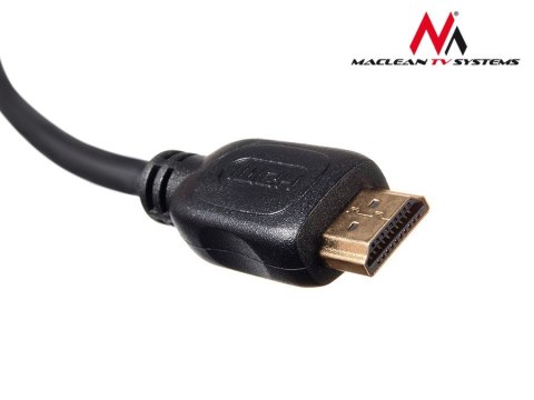 MCTV-636 Przewód HDMI-HDMI v1.4 2 m A-A polybag Maclean MCTV-636 Przewód HDMI-HDMI v1.4 2 m A-A polybag Maclean
