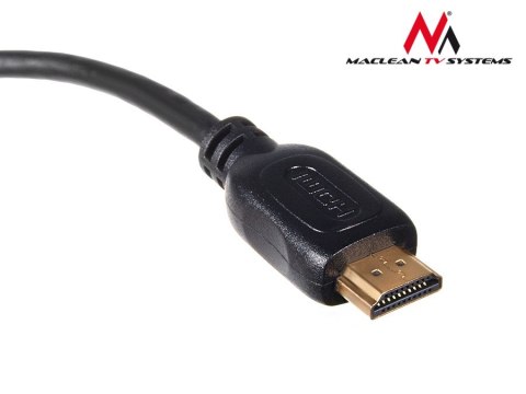 MCTV-636 Przewód HDMI-HDMI v1.4 2 m A-A polybag Maclean MCTV-636 Przewód HDMI-HDMI v1.4 2 m A-A polybag Maclean