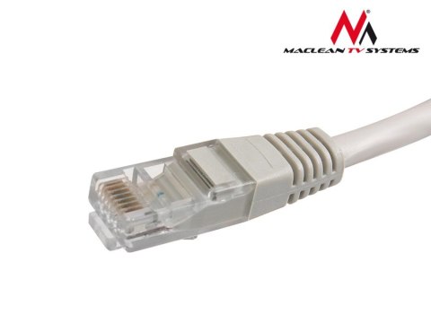 MCTV-652 Przewód, kabel patchcord UTP 5e wtyk-wtyk 3 m szary Maclean MCTV-652 Przewód, kabel patchcord UTP 5e wtyk-wtyk 3 m szary Maclean