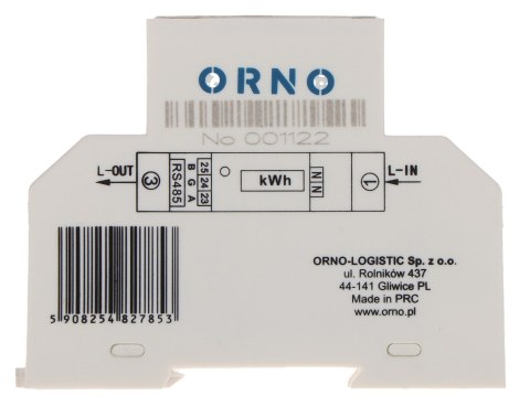 LICZNIK ENERGII ELEKTRYCZNEJ OR-WE-526 JEDNOFAZOWY ORNO LICZNIK ENERGII ELEKTRYCZNEJ OR-WE-526 JEDNOFAZOWY ORNO