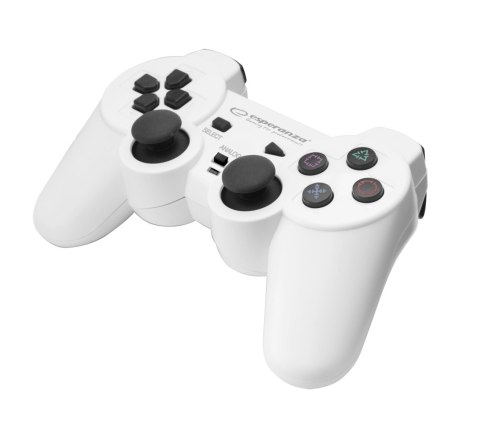 EGG107W Gamepad PC/PS3 USB Trooper biało-czarny Esperanza EGG107W Gamepad PC/PS3 USB Trooper biało-czarny Esperanza