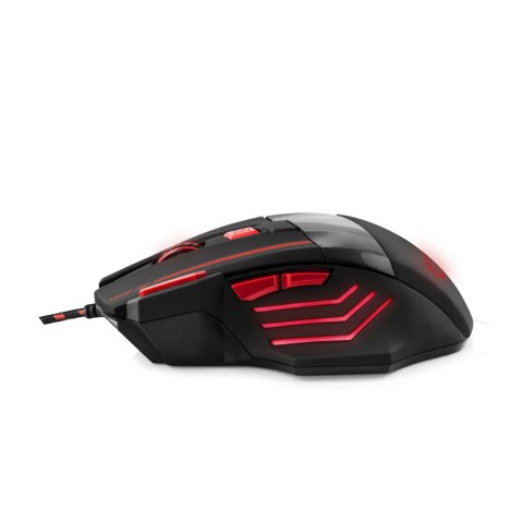 EGM201R Mysz przewodowa dla graczy 7D optyczna USB MX201 Wolf czerwona EGM201R Mysz przewodowa dla graczy 7D optyczna USB MX201 Wolf czerwona