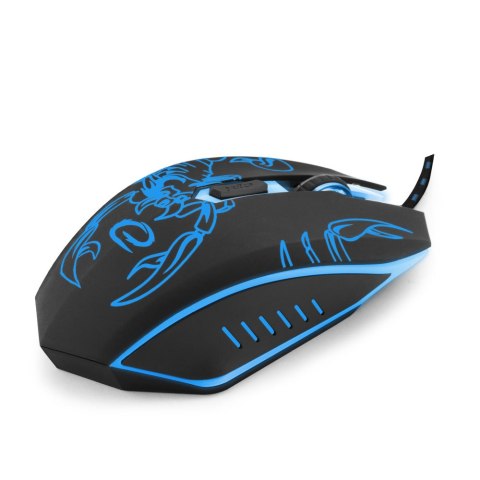 EGM203B Mysz przewodowa dla graczy 6D optyczna USB MX203 Scorpio niebieska EGM203B Mysz przewodowa dla graczy 6D optyczna USB MX203 Scorpio niebieska