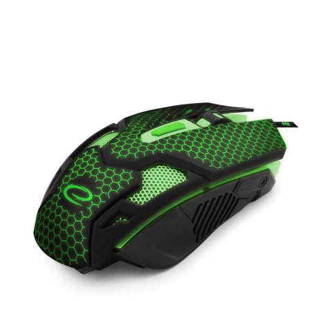 EGM207G Mysz przewodowa dla graczy 6D optyczna USB MX207 Cobra zielona EGM207G Mysz przewodowa dla graczy 6D optyczna USB MX207 Cobra zielona