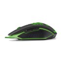 EGM209G Mysz przewodowa dla graczy 6D optyczna USB MX209 Claw zielona