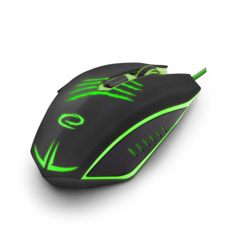 EGM209G Mysz przewodowa dla graczy 6D optyczna USB MX209 Claw zielona EGM209G Mysz przewodowa dla graczy 6D optyczna USB MX209 Claw zielona