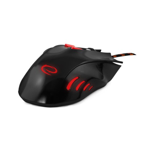 EGM401KR Mysz przewodowa dla graczy 7D optyczna USB MX401 Hawk czarno-czerwona EGM401KR Mysz przewodowa dla graczy 7D optyczna USB MX401 Hawk czarno-czerwona