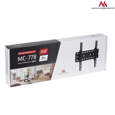 MC-778 51507 Uchwyt do telewizora 26-55 cali czarny do 45kg max vesa 400x400 MC-778 51507 Uchwyt do telewizora 26-55 cali czarny do 45kg max vesa 400x400