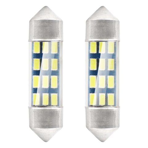 Żarówki led standard 3014 12smd festoon c5w c10w c3w 36mm white 12v Żarówki led standard 3014 12smd festoon c5w c10w c3w 36mm white 12v