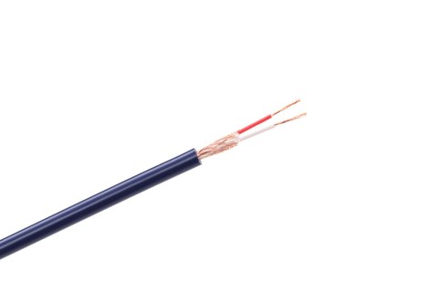 Kabel mikrofonowy stereo 6mm niebieski Kabel mikrofonowy stereo 6mm niebieski
