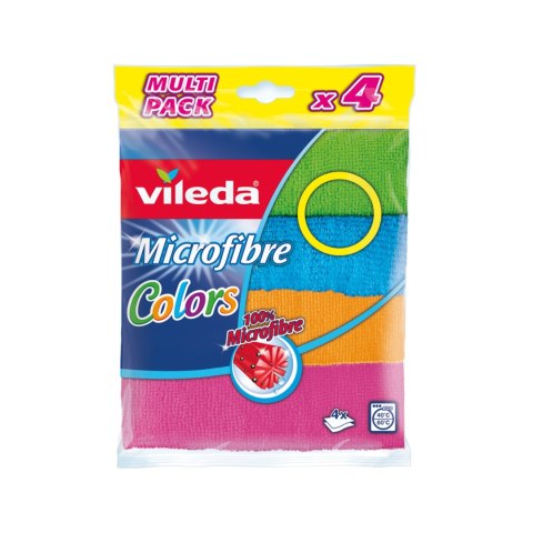 Ściereczki mikroaktywne Vileda Colors (4szt) Ściereczki mikroaktywne Vileda Colors (4szt)