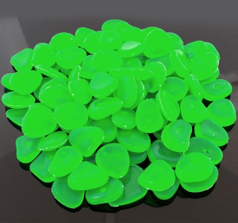 AG653B Kamienie świecące fluor zielone AG653B Kamienie świecące fluor zielone