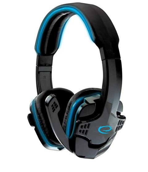 EGH310B Esperanza słuchawki z mikrofonem gaming raven niebieskie EGH310B Esperanza słuchawki z mikrofonem gaming raven niebieskie
