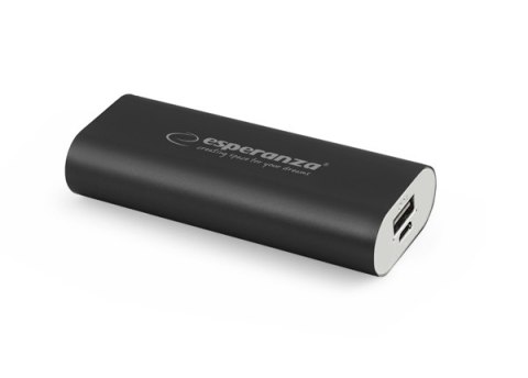 EMP105K Esperanza power bank 4400mah hadron czarny EMP105K Esperanza power bank 4400mah hadron czarny