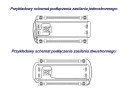 Świetlówka led 120cm 18w 3000k t8 g13 ciepła aluminiowa jednostronna