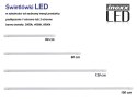 Świetlówka led 60cm 9w t8 6000k g13 zimna