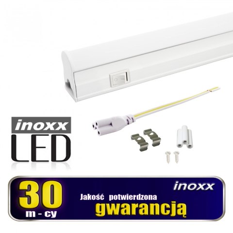 Świetlówka led liniowa t5 120cm 18w on/off zimna 6000k lampa natynkowa zintegrowana z oprawą Świetlówka led liniowa t5 120cm 18w on/off zimna 6000k lampa natynkowa zintegrowana z oprawą