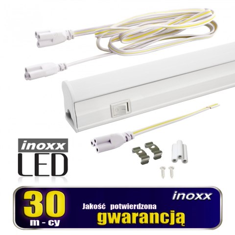 Świetlówka led liniowa t5 120cm 18w on/off zimna 6000k lampa natynkowa zintegrowana z oprawą Świetlówka led liniowa t5 120cm 18w on/off zimna 6000k lampa natynkowa zintegrowana z oprawą
