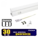 Świetlówka led liniowa t5 90cm 14w on/off neutralna 4000k lampa natynkowa zintegrowana z oprawą