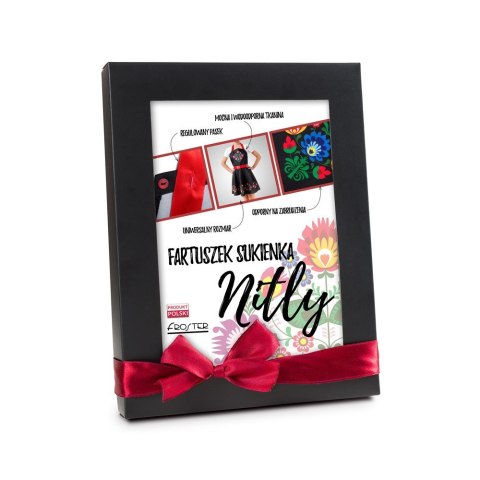 Nitly FOLK Fartuszek Sukienka elegancki POLSKI Nitly FOLK Fartuszek Sukienka elegancki POLSKI
